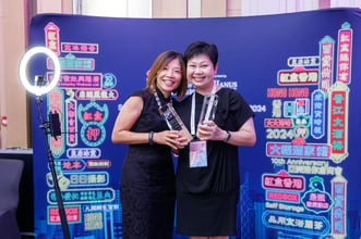 From Left Helen Ng CEO of Lock+Store and Susan Kong