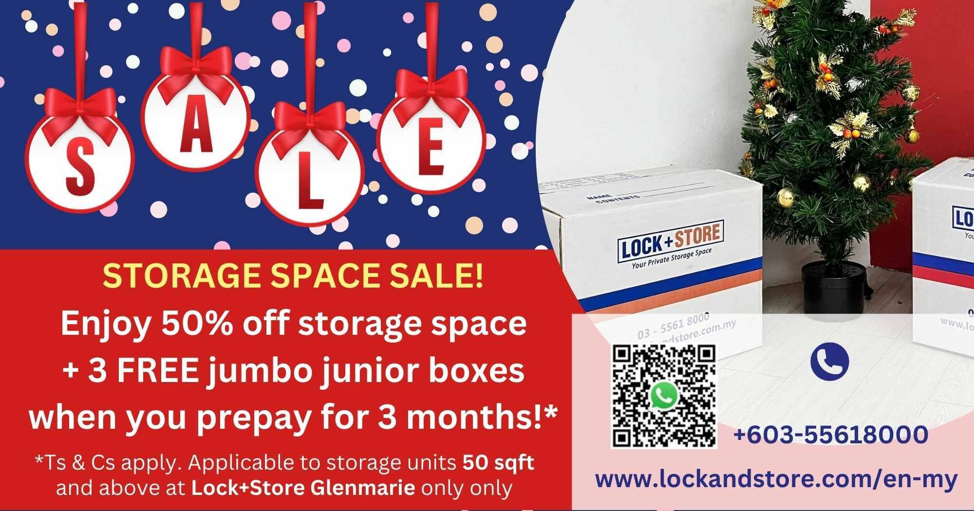 Storage Space Sale at Lock+Store Glenmarie