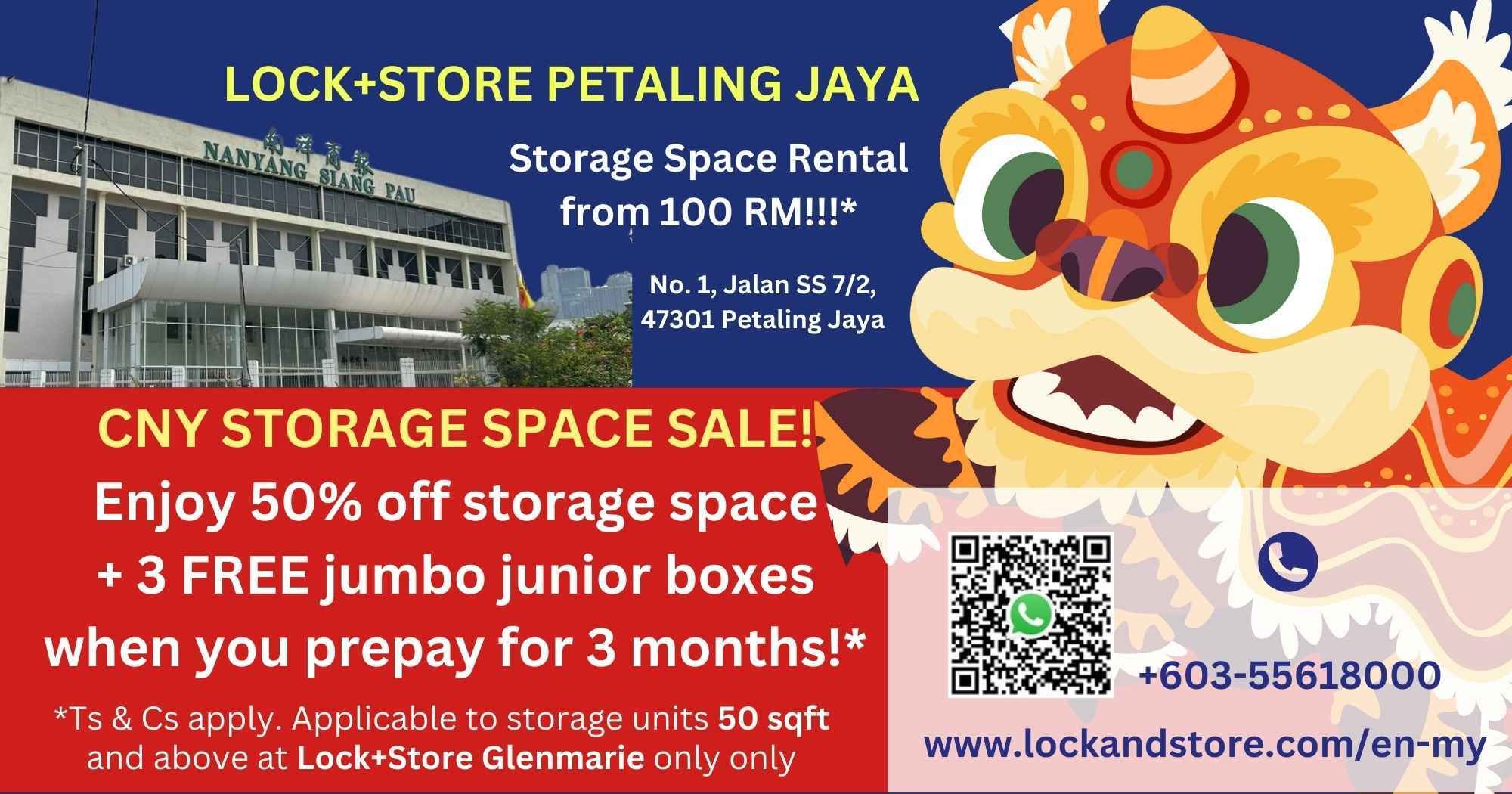 Limited-time storage offers at Lock+Store Glenmarie and PJ